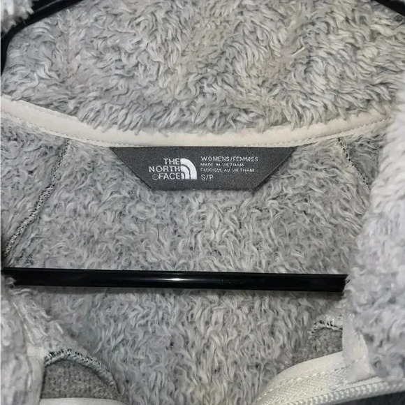 The North Face Furry Fleece Full Zip Jacket Gray Women’s Small - Picture 2 of 3